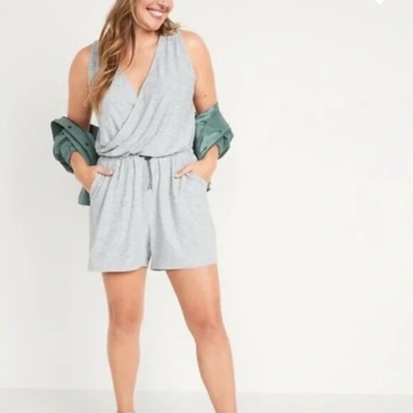 Old Navy Active Romper Bundle Blue Gray & Camo Breathe On Size Small - Picture 3 of 11